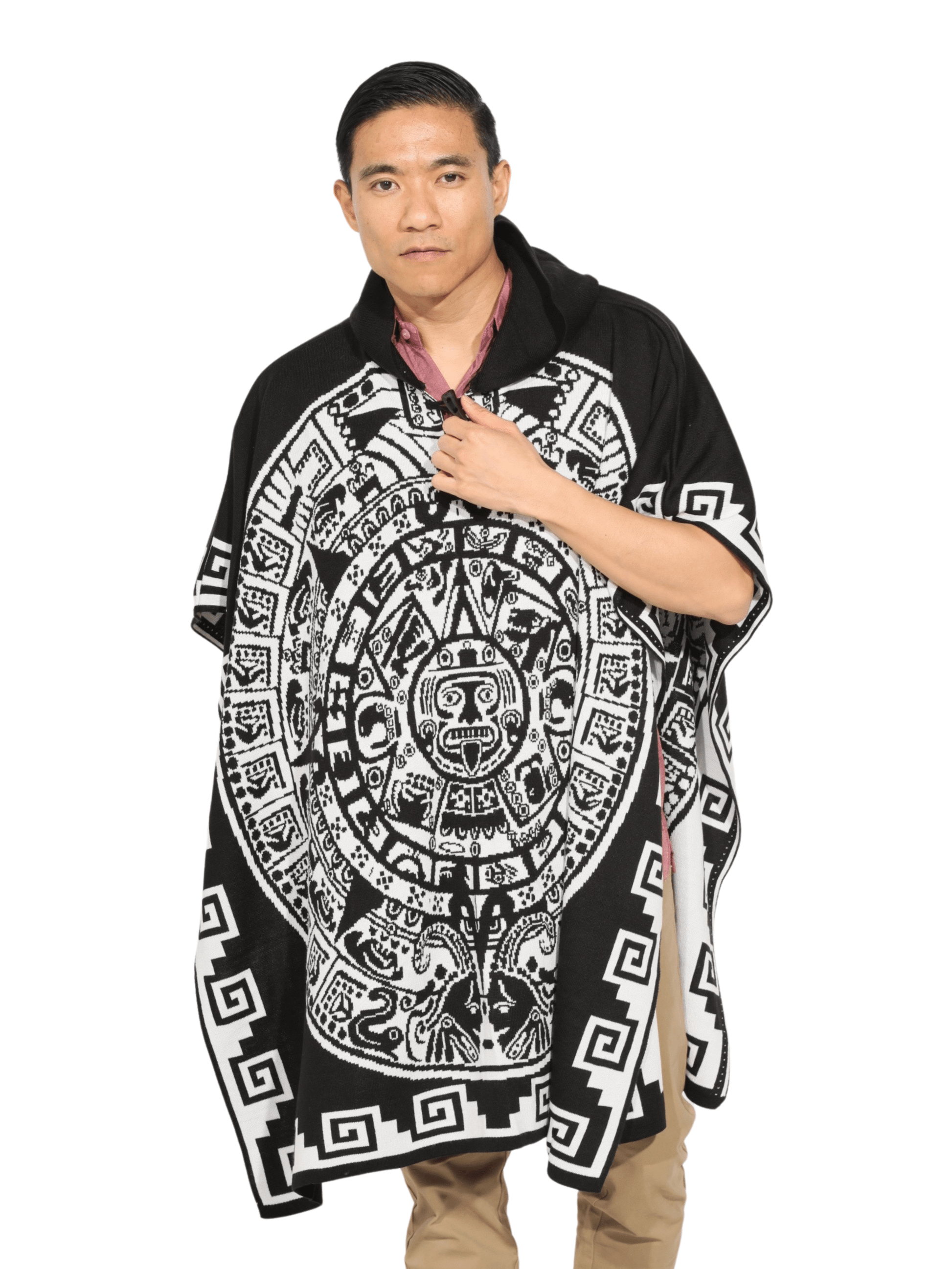 Fashion Corner LA Black Aztec Poncho (Copy Needed)