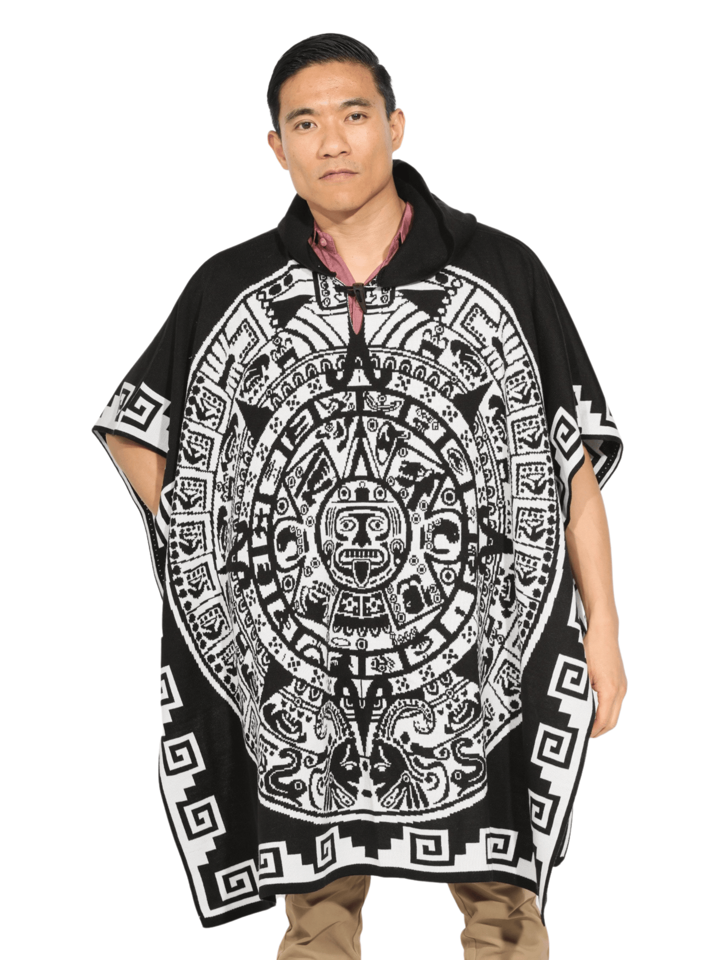 Fashion Corner LA Black Aztec Poncho (Copy Needed)