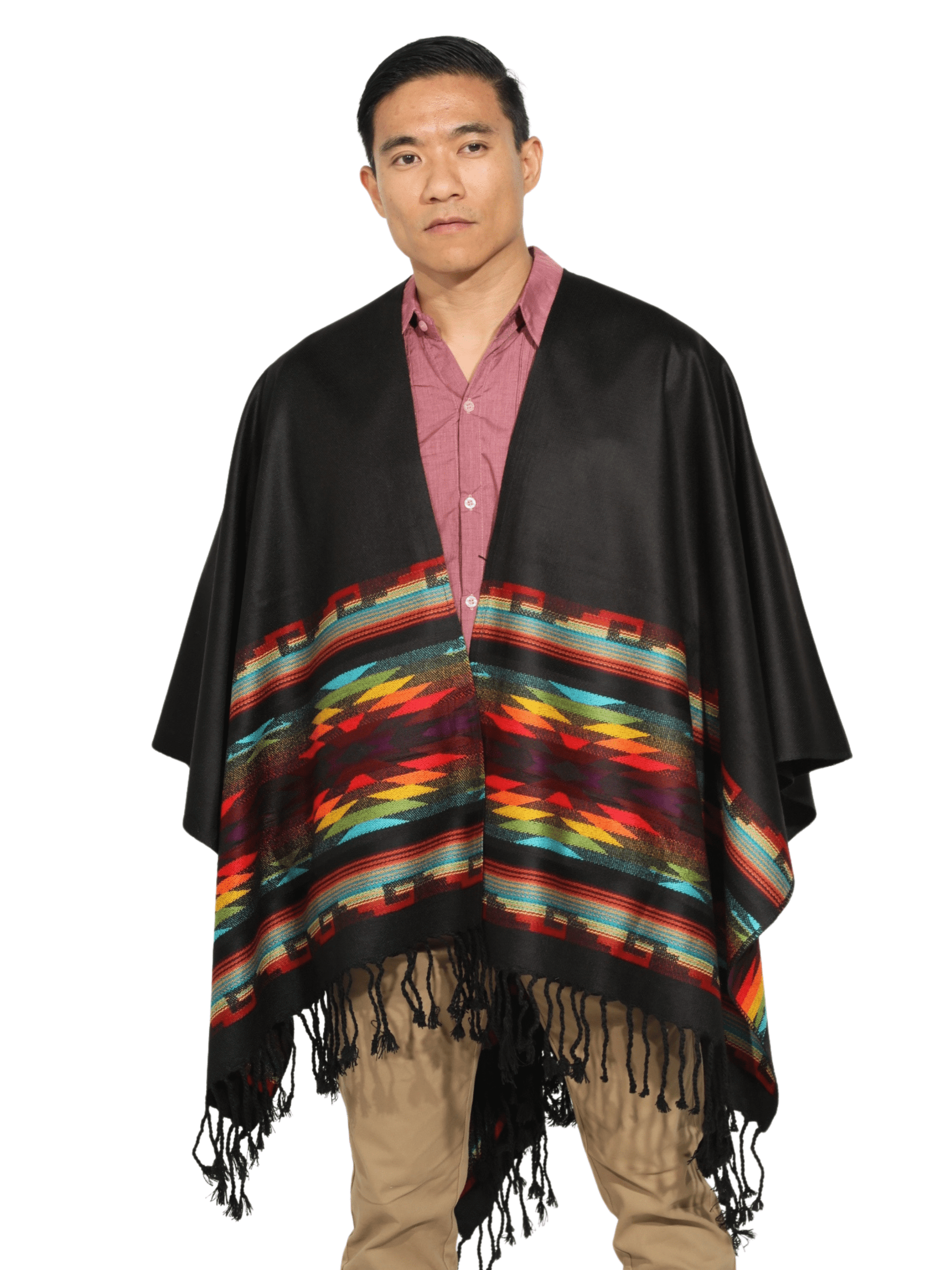 Fashion Corner LA Blsck Serape (Copy Needed)