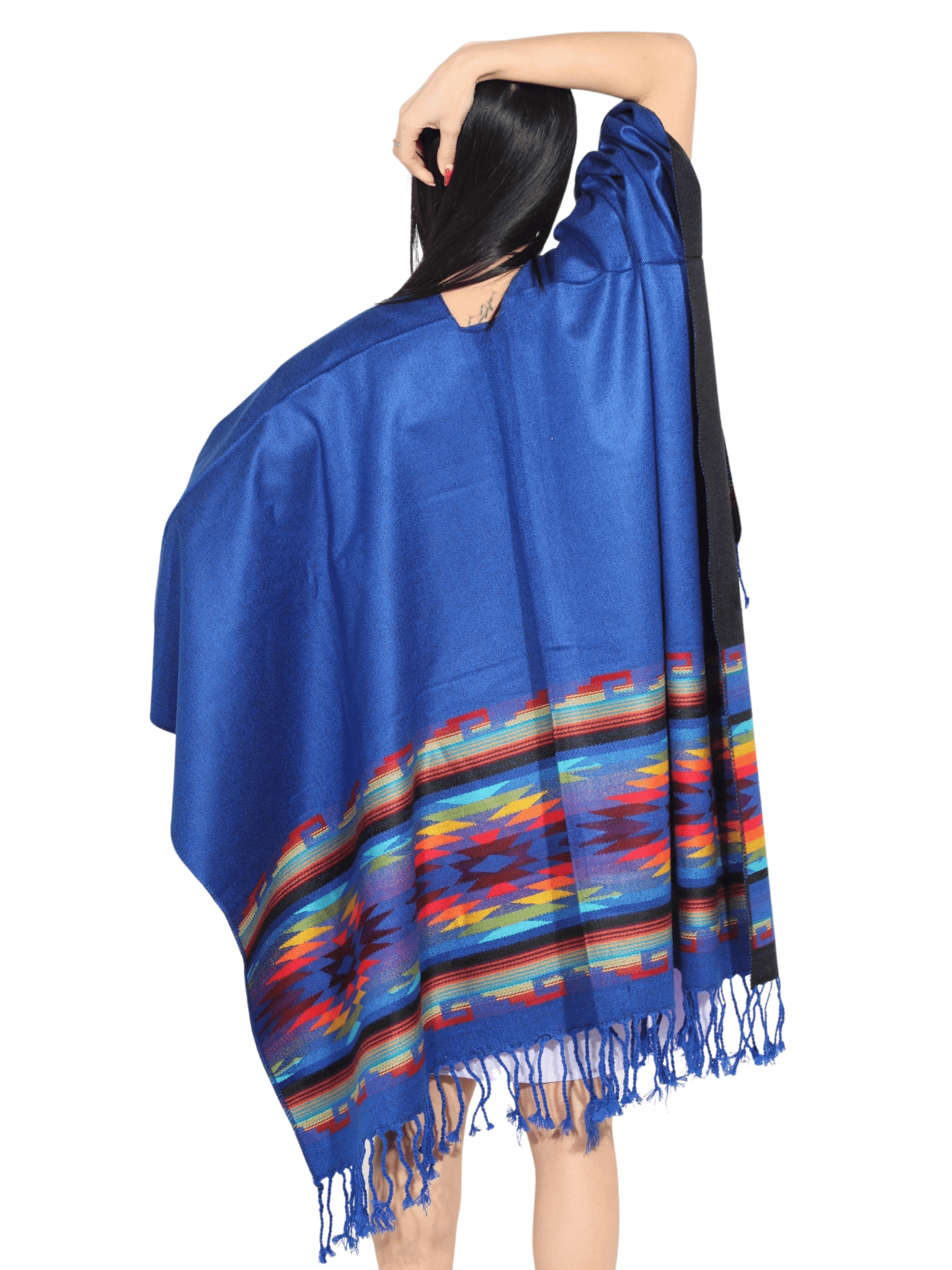 Fashion Corner LA Blue Serape (Capa Andina) [Copy Needed]