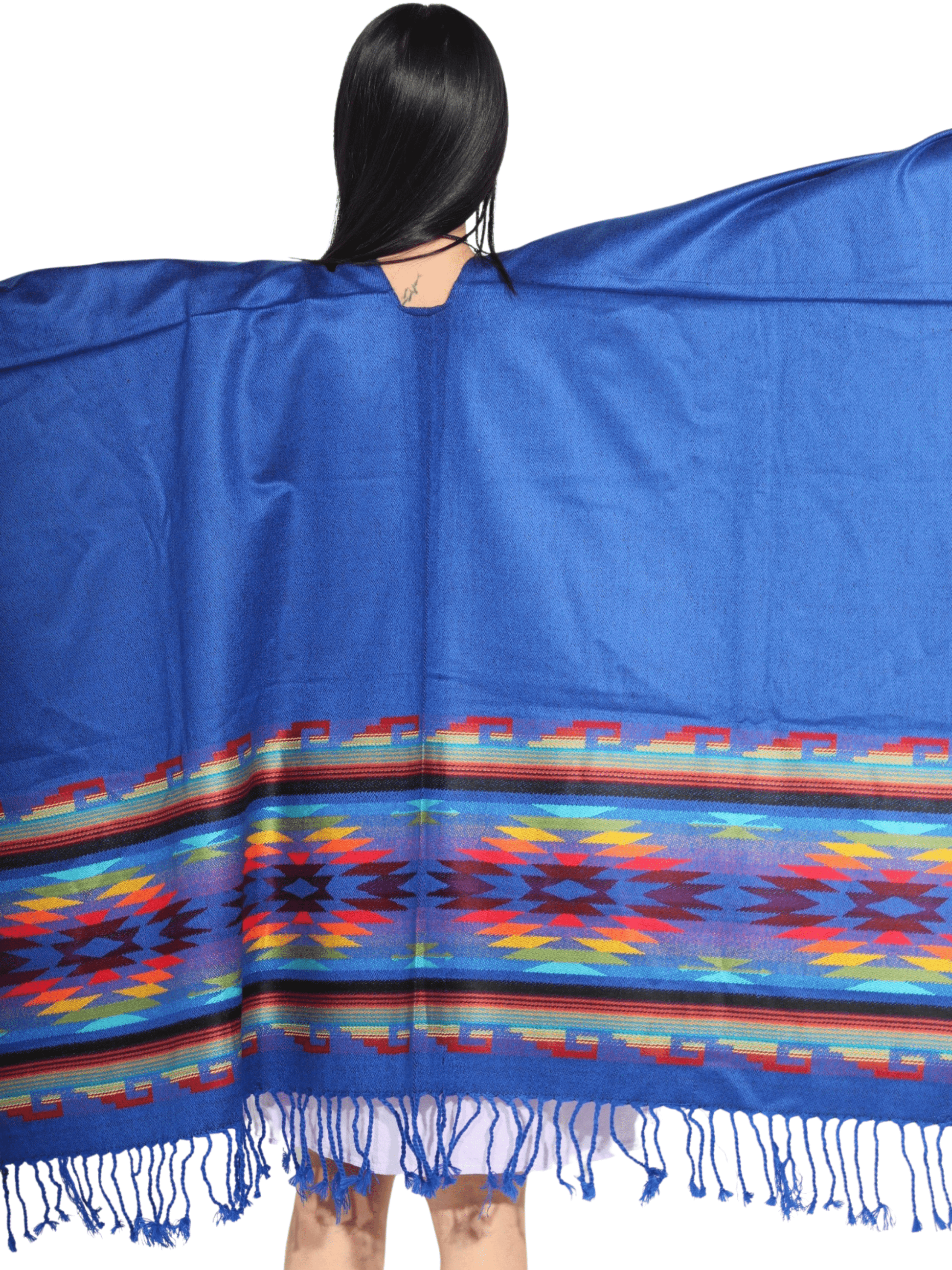 Fashion Corner LA Blue Serape (Capa Andina) [Copy Needed]