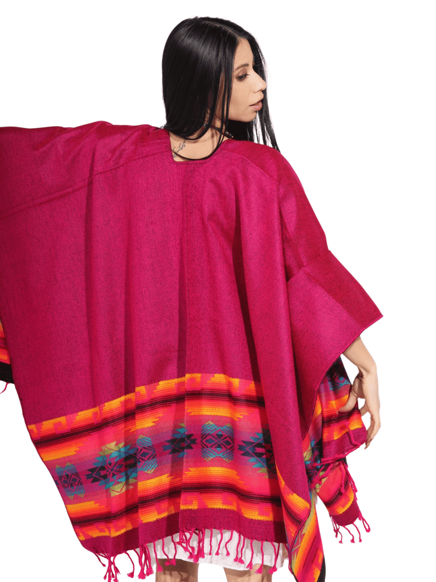 Fashion Corner LA Fuscia Serape (Capa Andina) [Copy Needed]