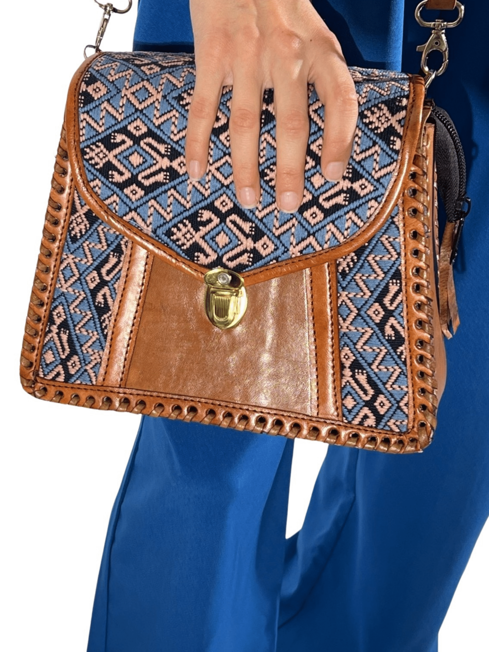 Fashion Corner LA Handmade Mexican Purses | Blue