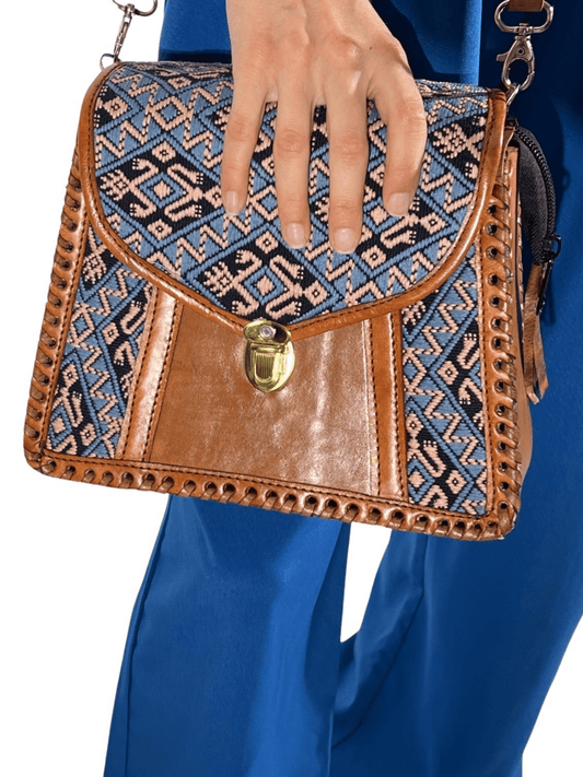 Fashion Corner LA Handmade Mexican Purses | Blue