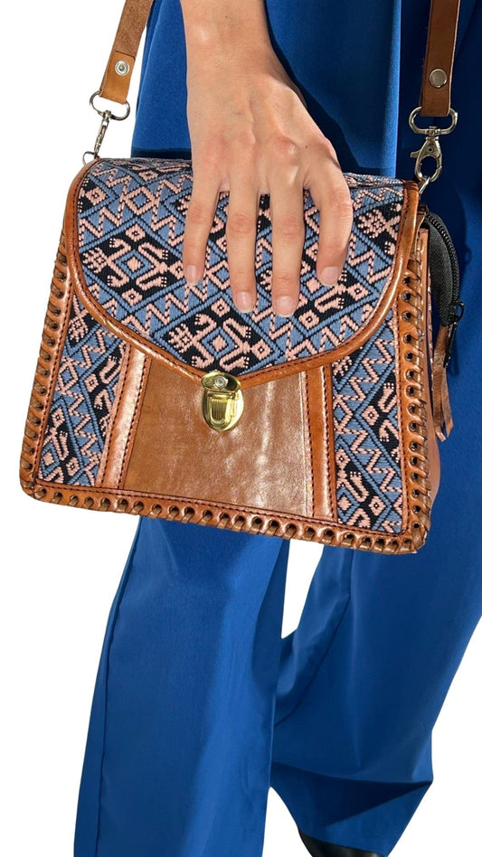 Fashion Corner LA Handmade Mexican Purses | Blue