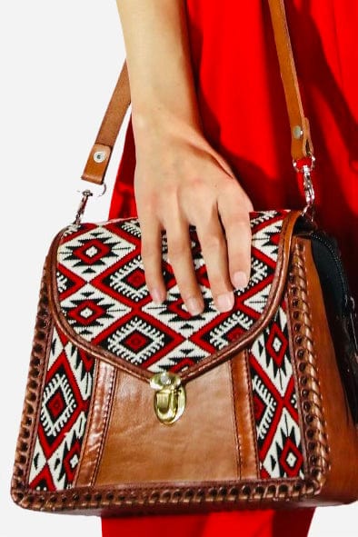 Fashion Corner LA Handmade Mexican Purses | Red