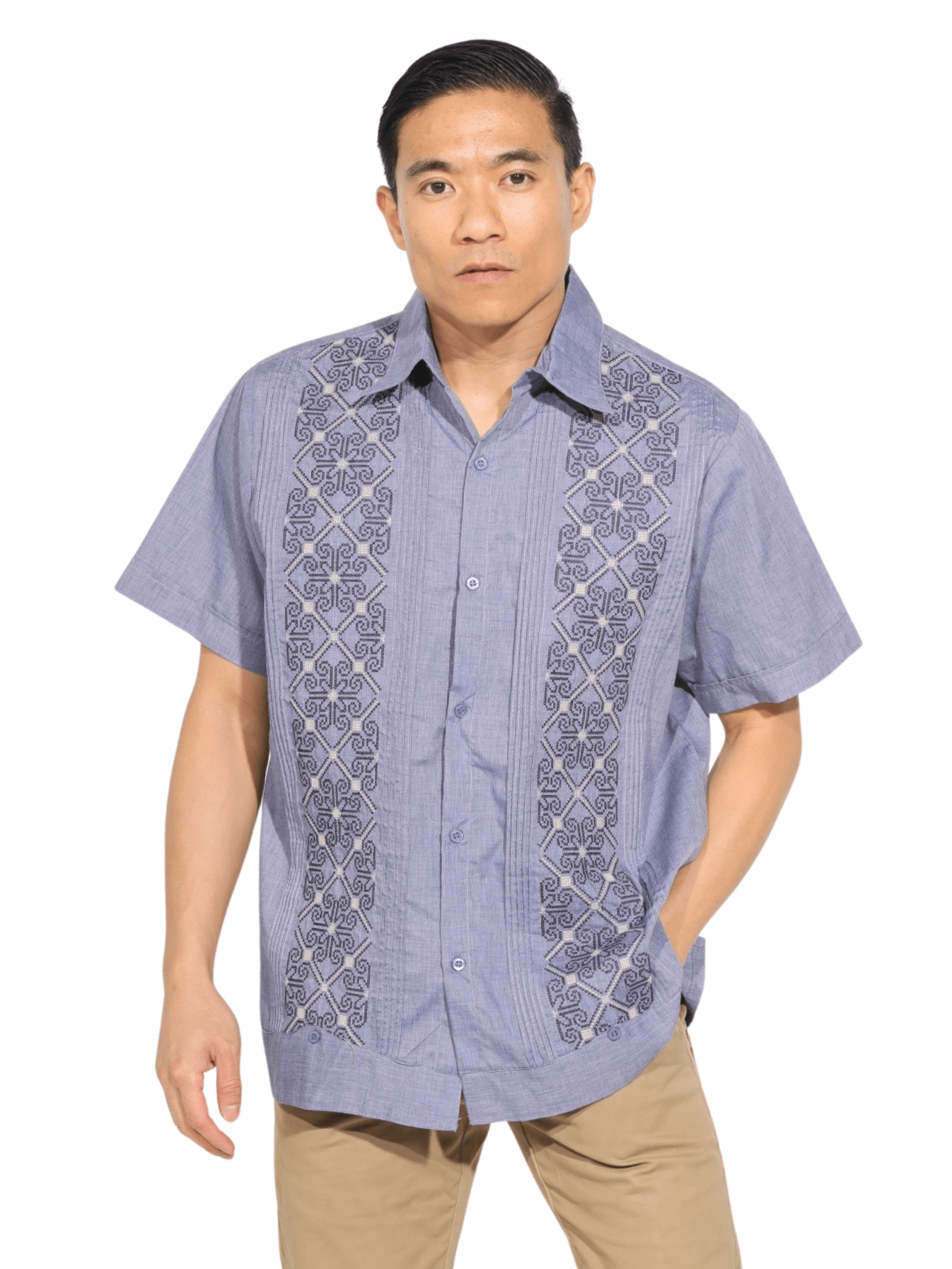 Fashion Corner LA Light Blue Guayabera (Copy Needed)