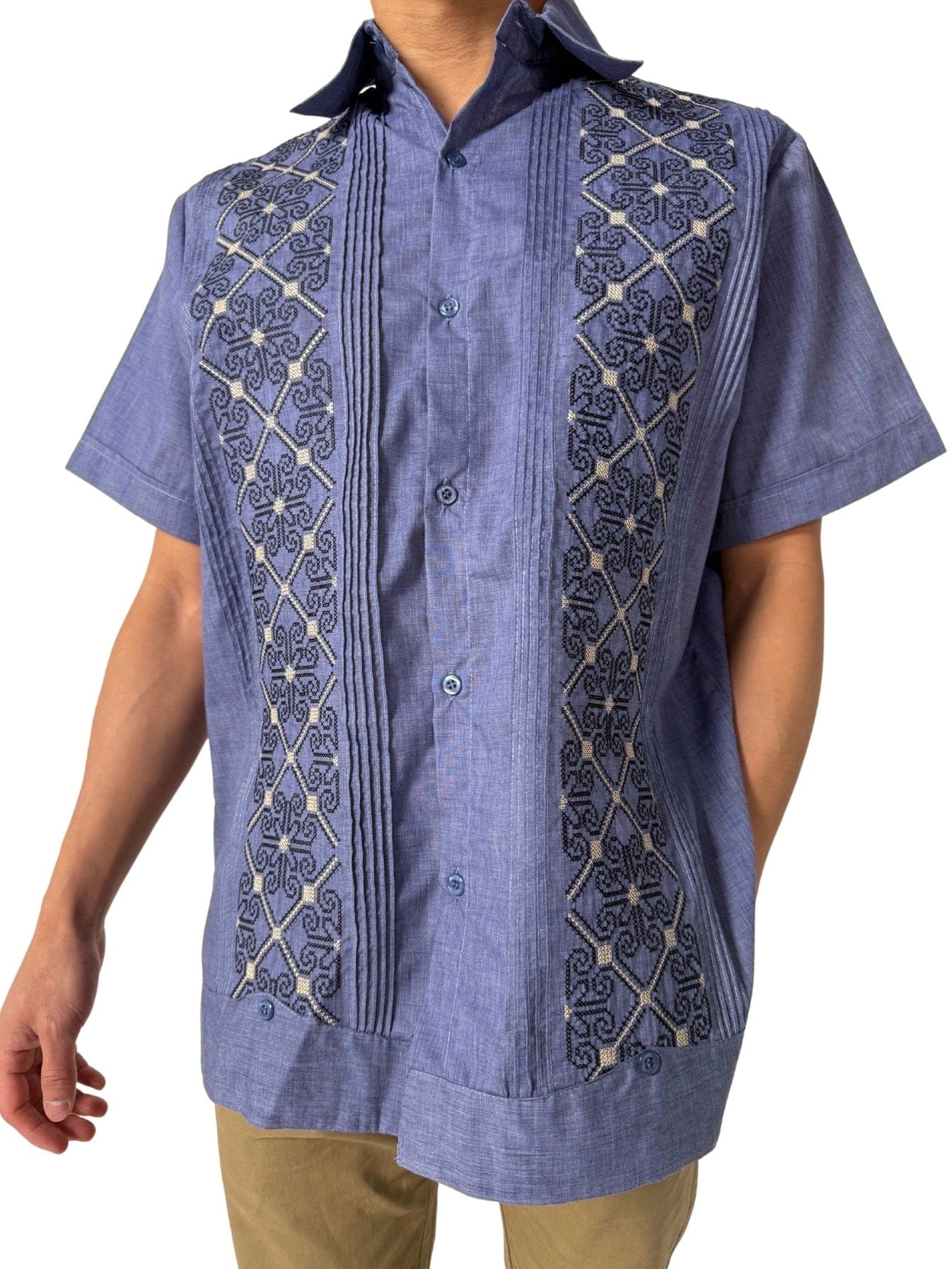 Fashion Corner LA Light Blue Guayabera (Copy Needed)