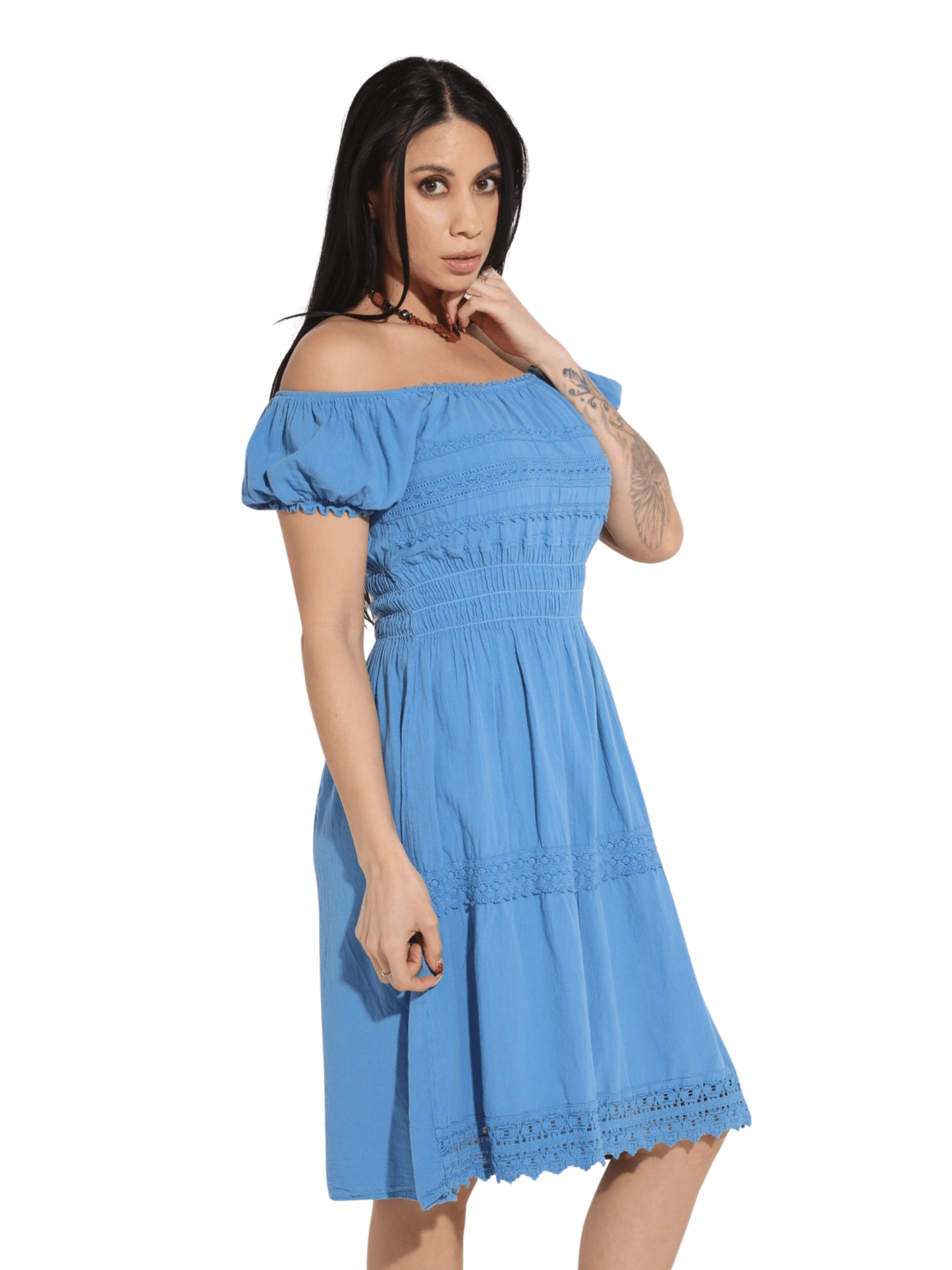 Fashion Corner LA Light Blue Vestido Peruano (Copy Needed)