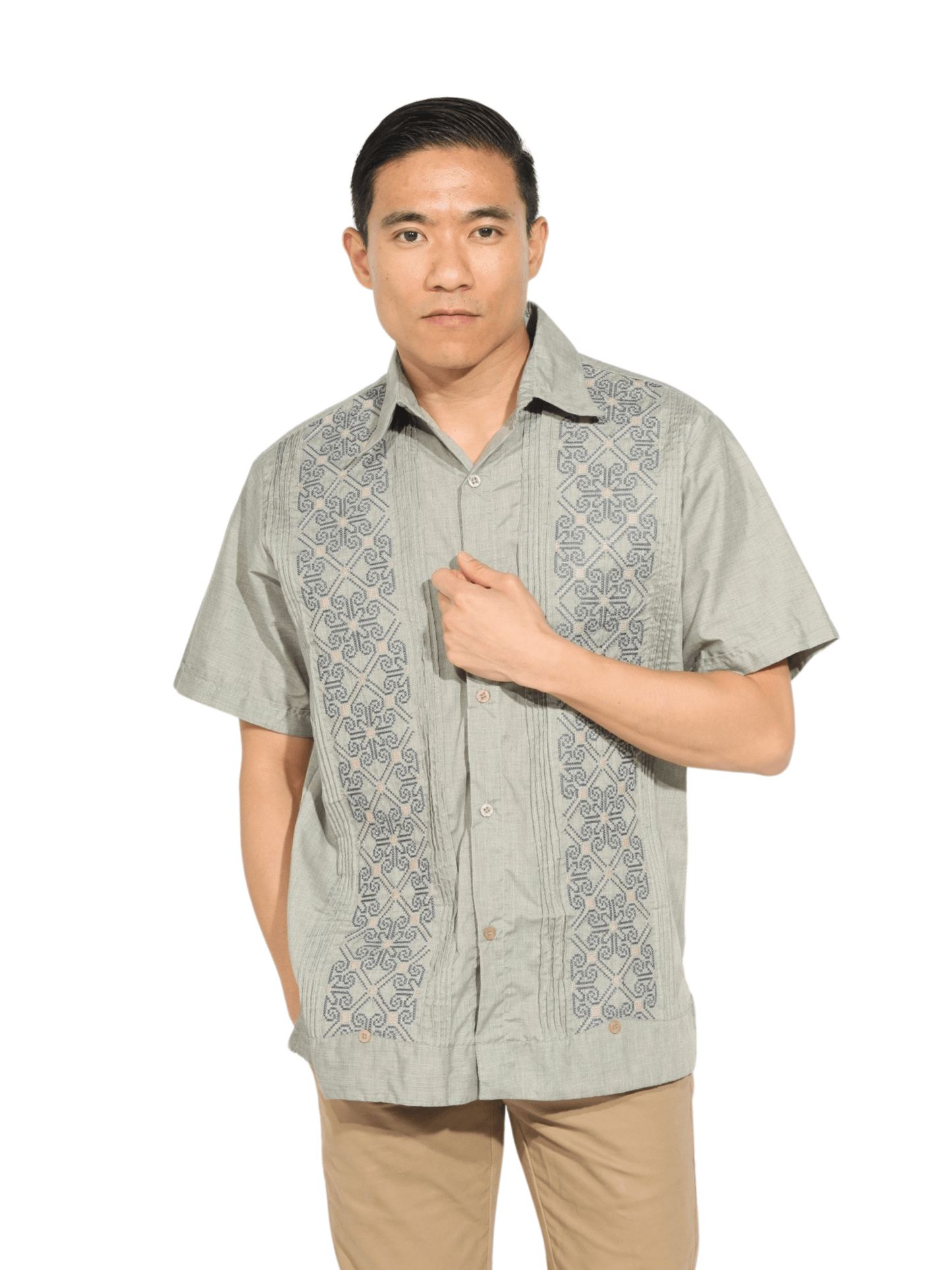 Fashion Corner LA Light Green Guayabera (Copy Needed)