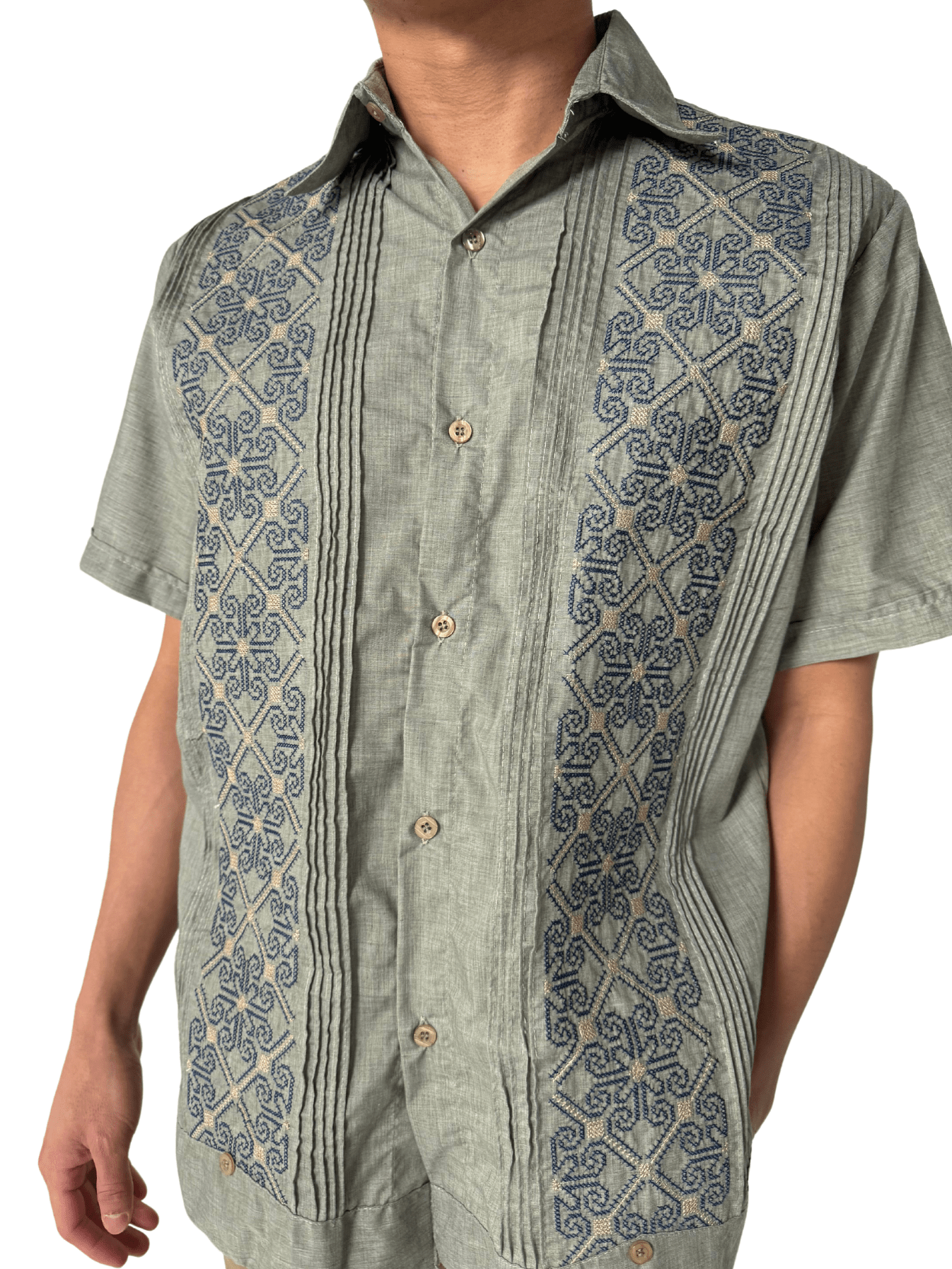 Fashion Corner LA Light Green Guayabera (Copy Needed)