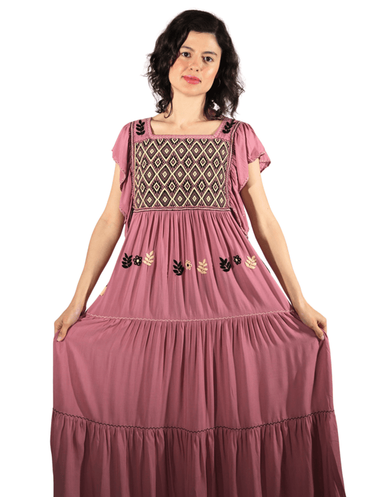 Fashion Corner LA Mexican Dress Traditional | Red