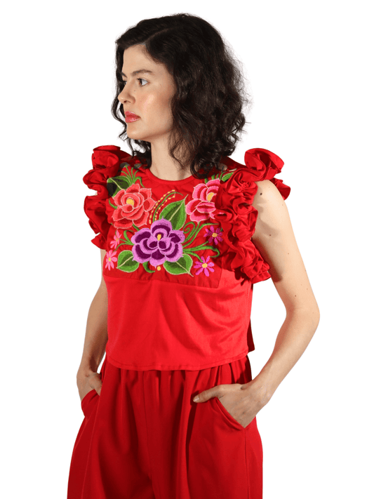 Fashion Corner LA Mexican Fiesta Two Piece | Embroidered Womens