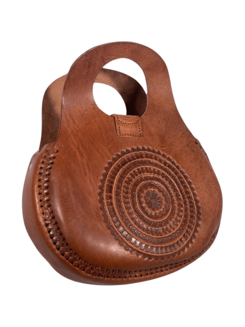 Fashion Corner LA Mexican Purse | Hand Tooled Leather Handbag