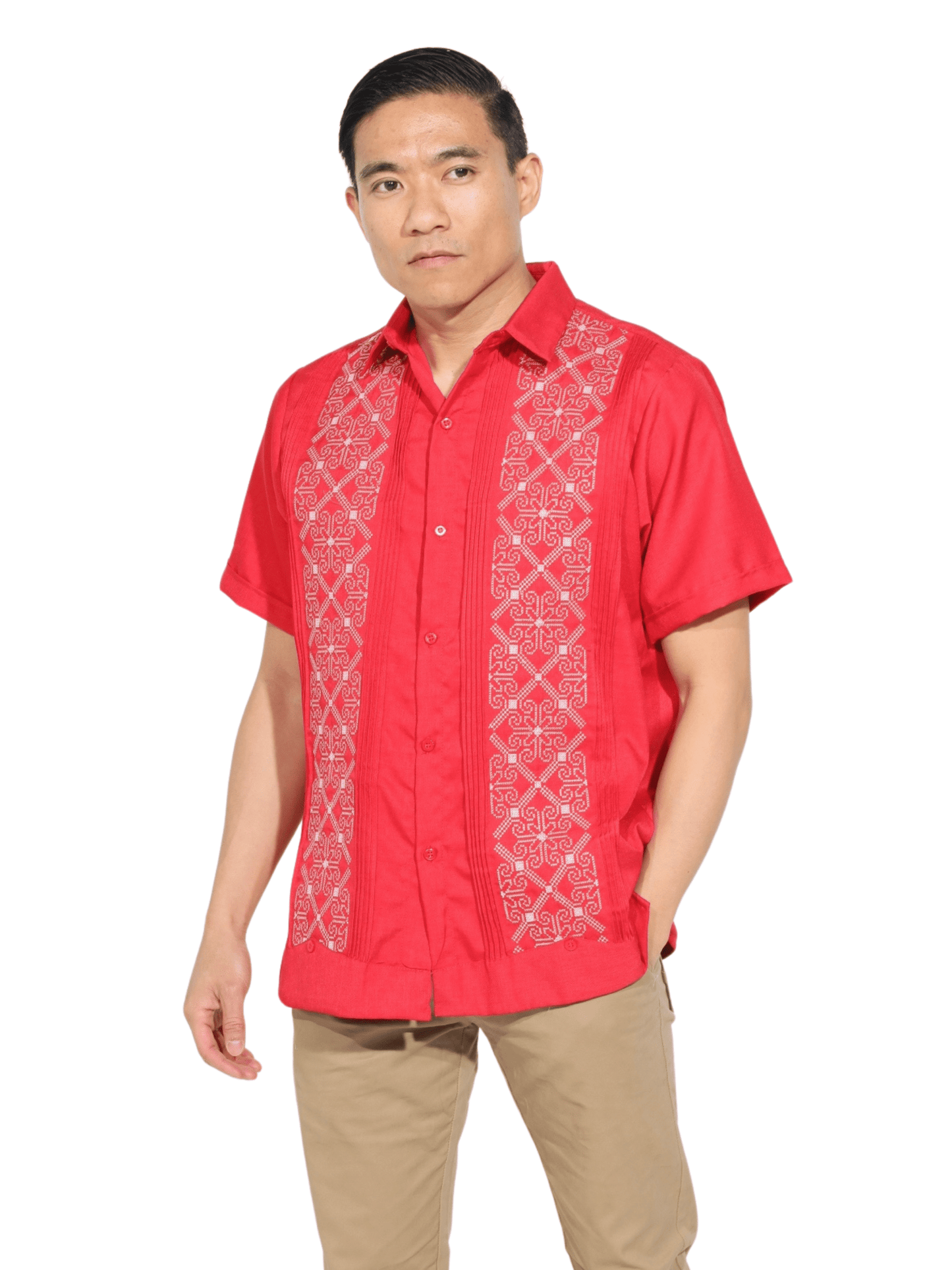 Fashion Corner LA Red Guayabera (Copy Needed)