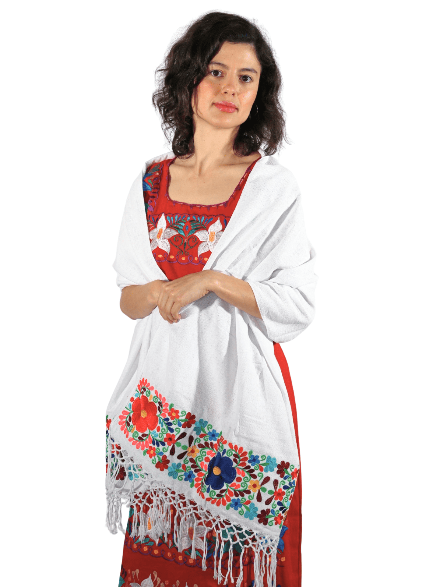 Fashion Corner LA Traditional Mexican Outfit | Red