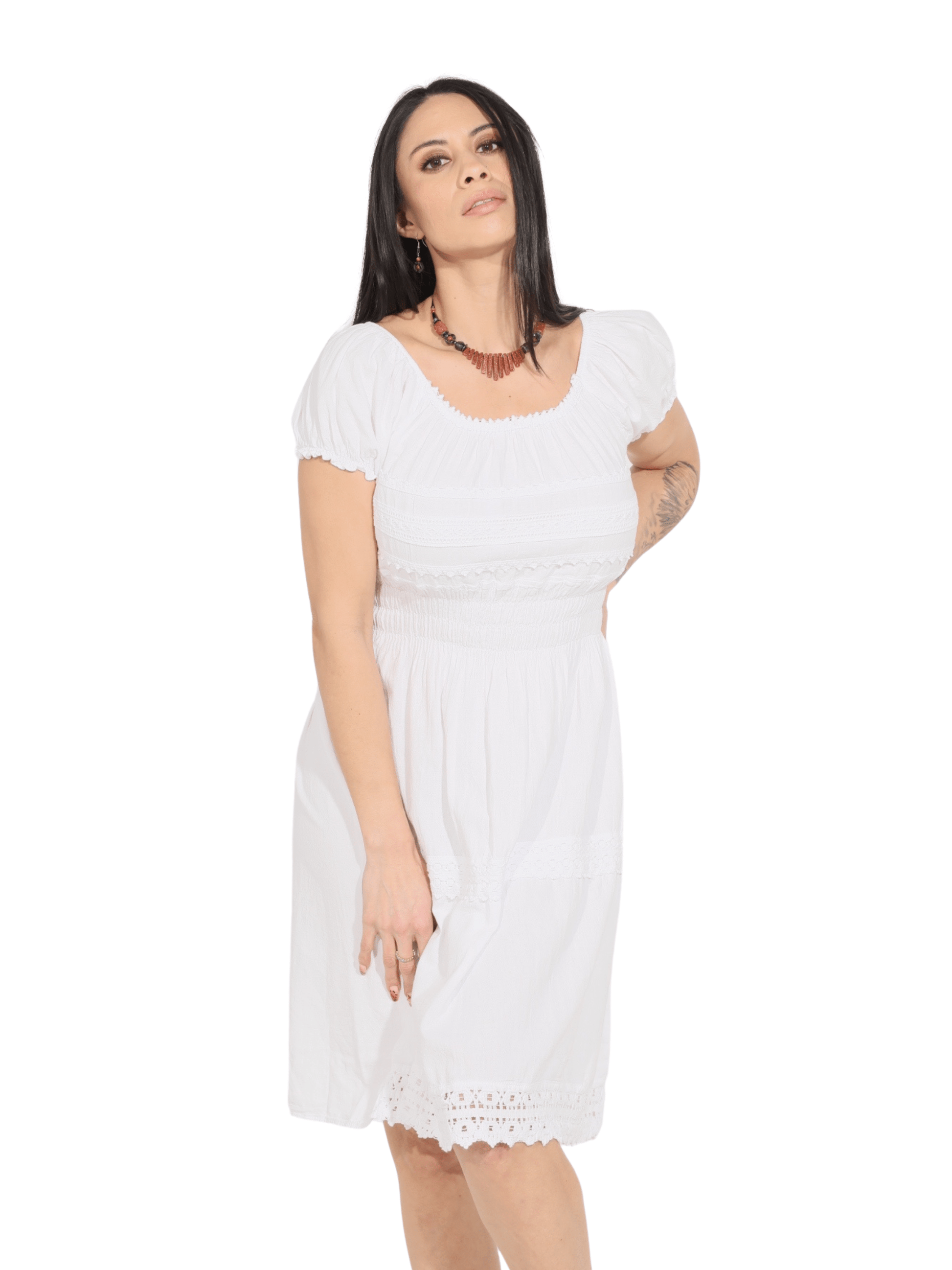 Fashion Corner LA White Vestido Peruano 1 (Copy Needed)