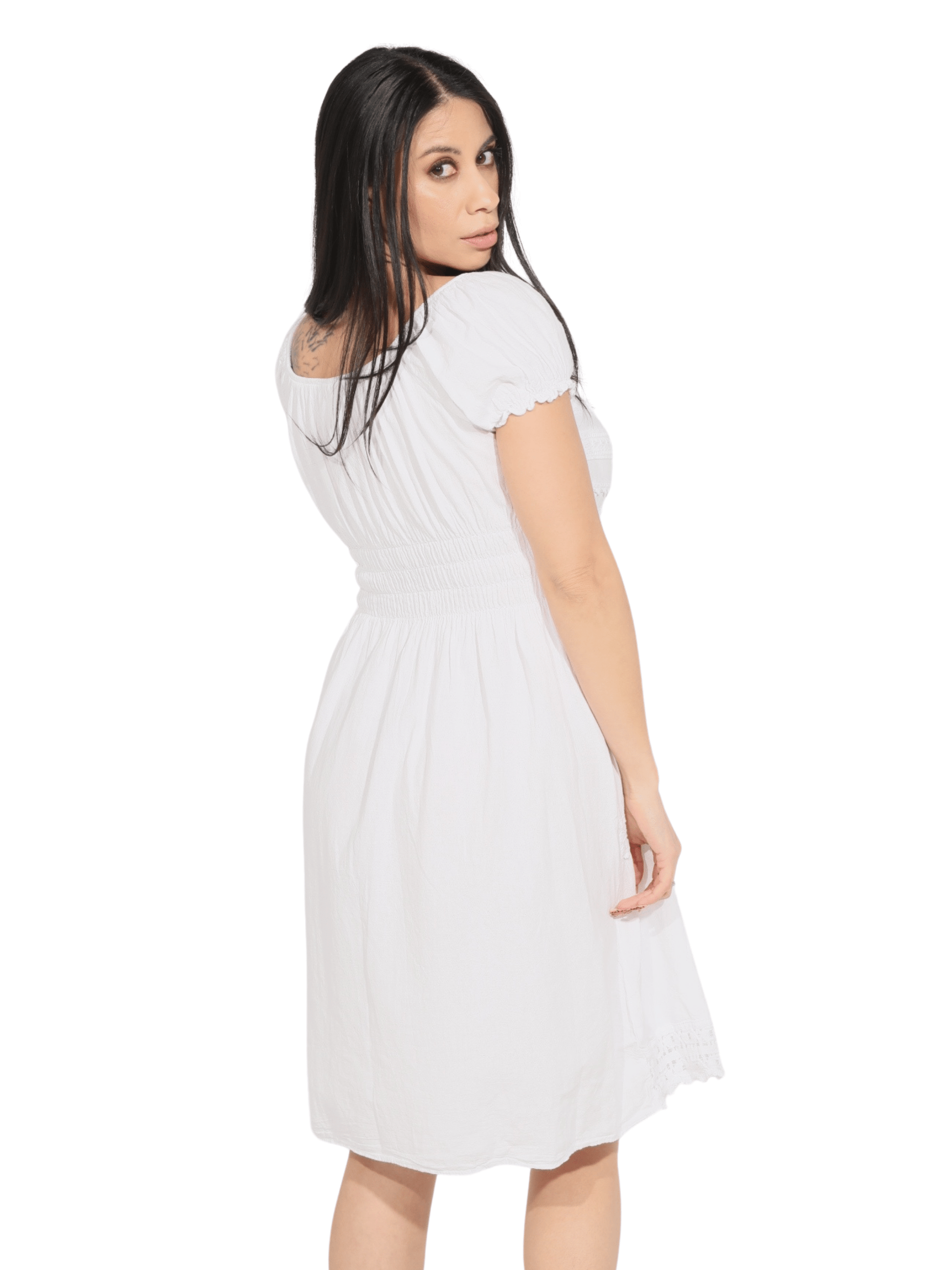 Fashion Corner LA White Vestido Peruano 1 (Copy Needed)