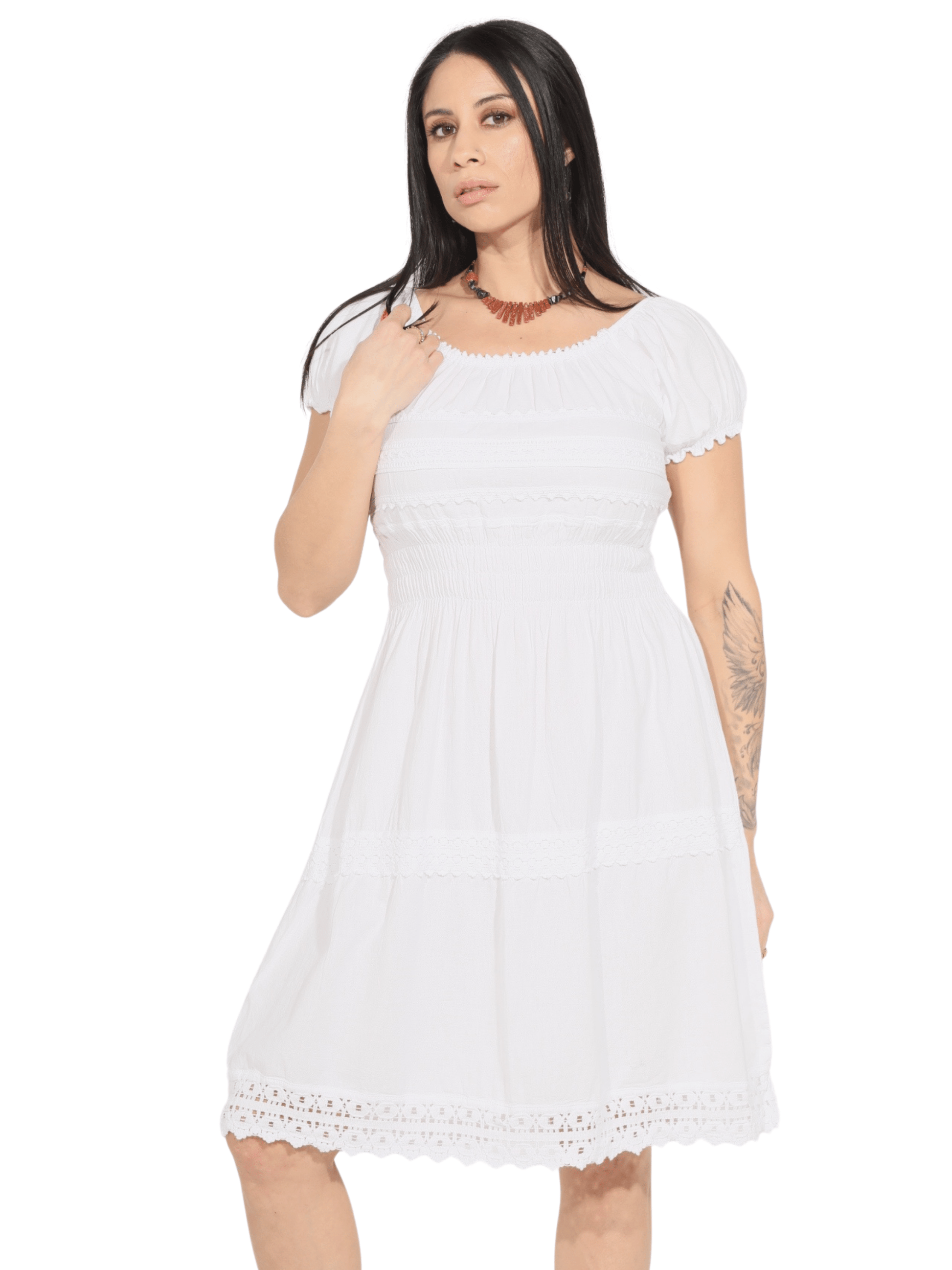 Fashion Corner LA White Vestido Peruano 1 (Copy Needed)