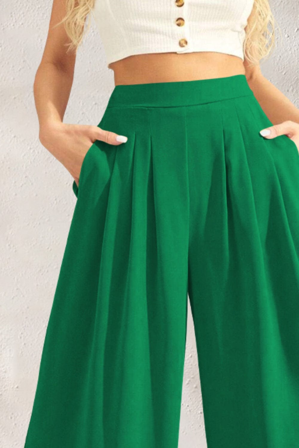 Trendsi High Waist Wide Leg Pants