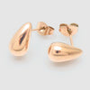 Trendsi Rose Gold / One Size Stainless Steel Geometric Dangle Earrings