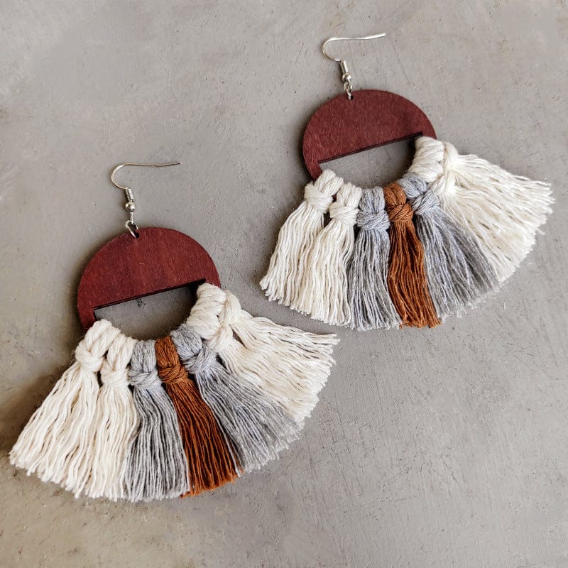 Trendsi Style C / One Size Tassel Detail Drop Earrings