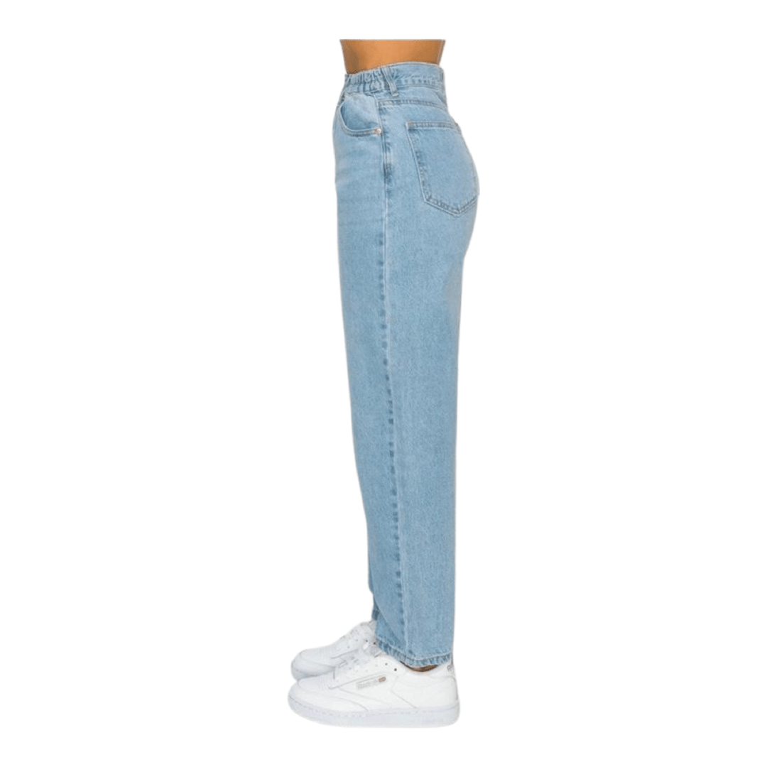 Baggy Denim Jeans  Light Blue Jeans Women - Fashion Corner LA