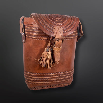 fashion-corner-la Leather “Afternoon” Bag-Pack