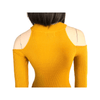 fashion-corner-la S/M Mustard Long Sleeve knit Mini Dress